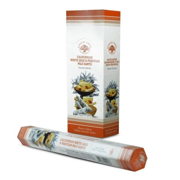 Incienso salvia blanca y palo santo, Green Tree - Imagen 2