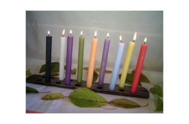 velas de colores