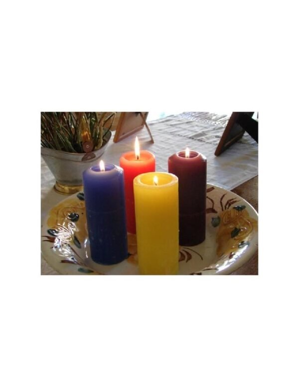 Velones para rituales, varios colores