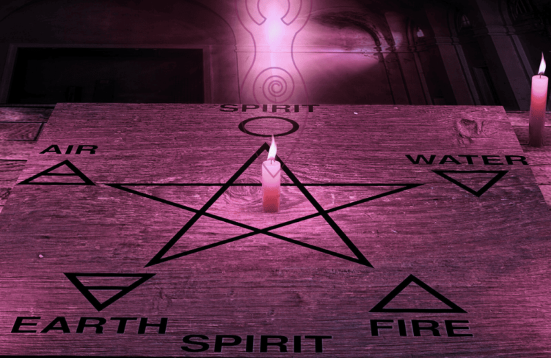Elementos del altar Wicca
