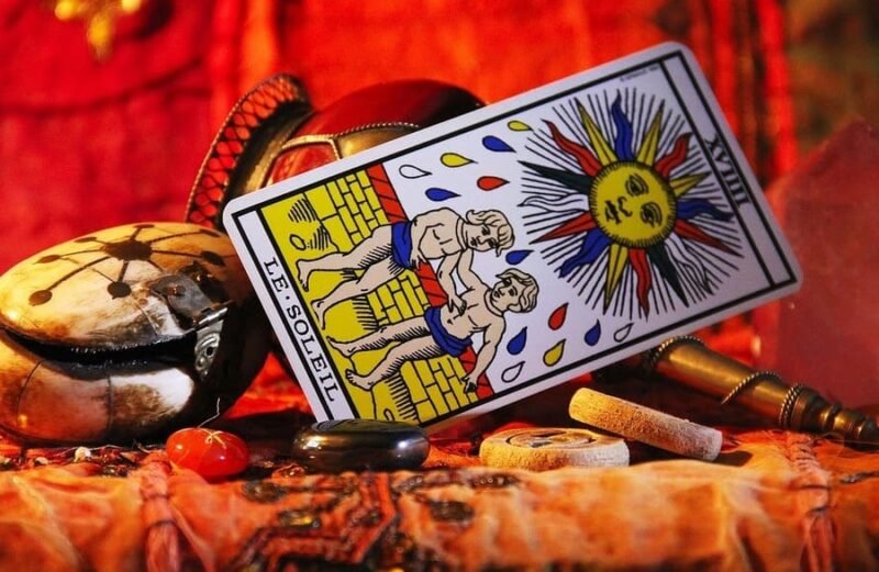 Segunda parte del viaje a través del Tarot, Introducción al tarot, carta del sol