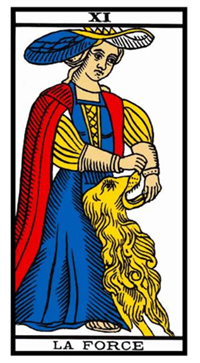 Carta del tarot de Marsella, La Fuerza, Introducción al tarot